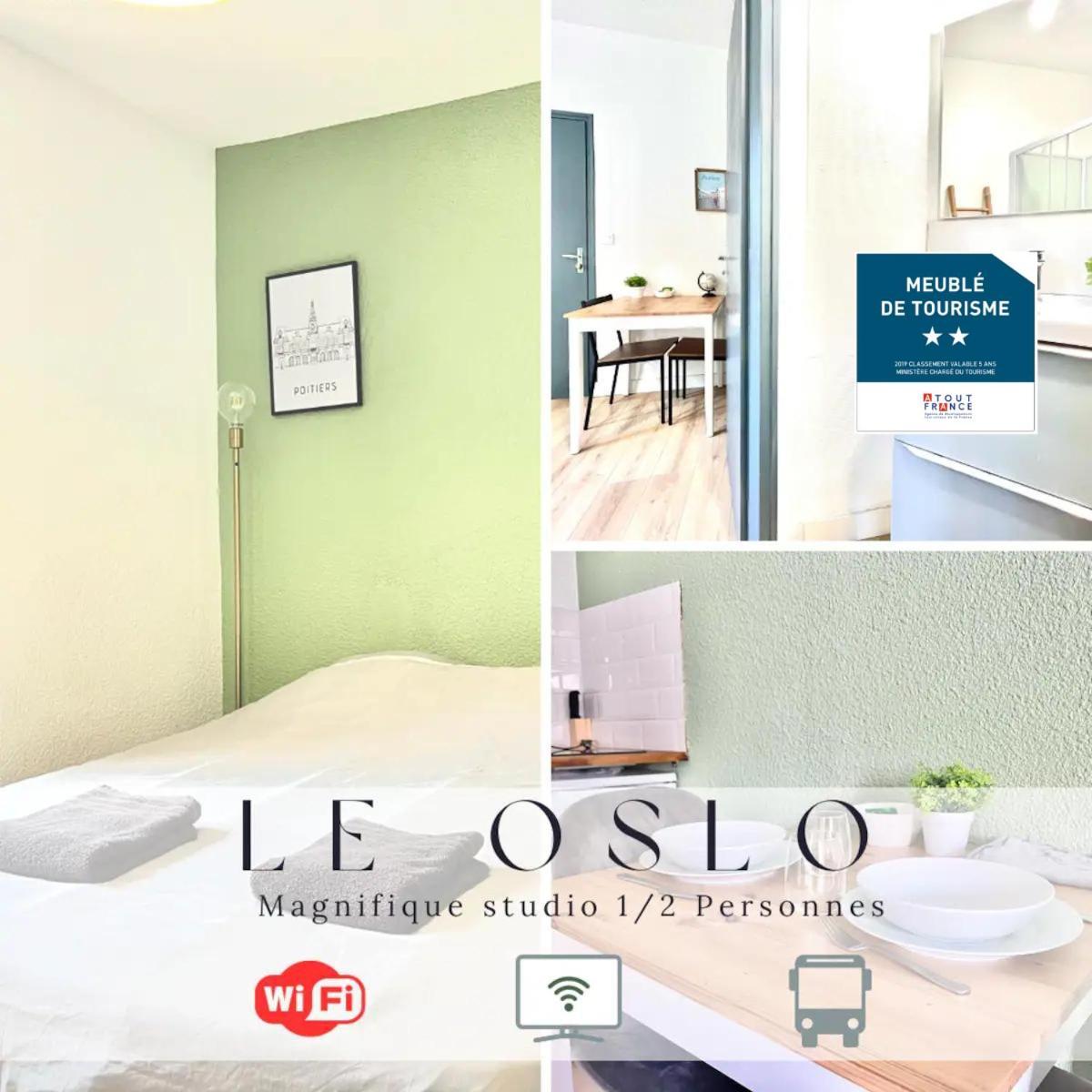 Le Oslo, A 50M De La Gare Tv Connecte+Fibre Apartment Poitiers Luaran gambar
